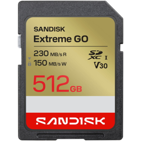 SanDisk SDSDXGN-512G-GNCIN - karta pamięci 512GB, Extreme GO SD UHS-I